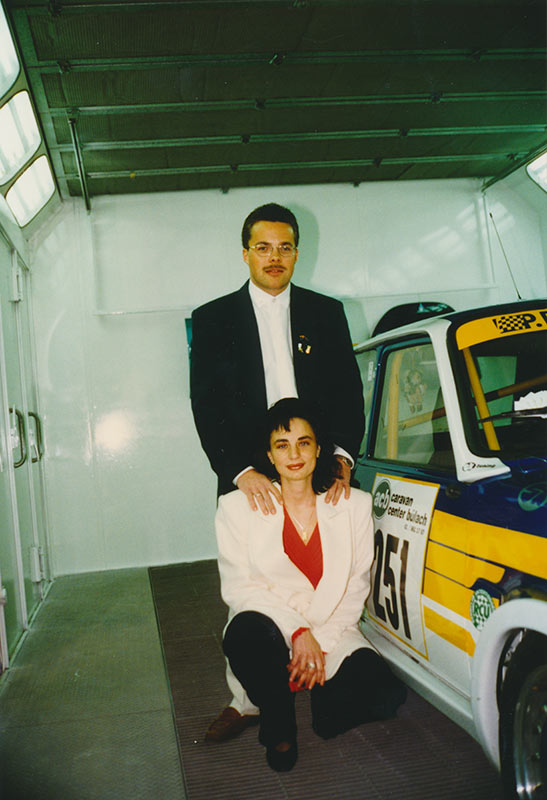 Tanja und Michael Hallauer im Jahr 1997