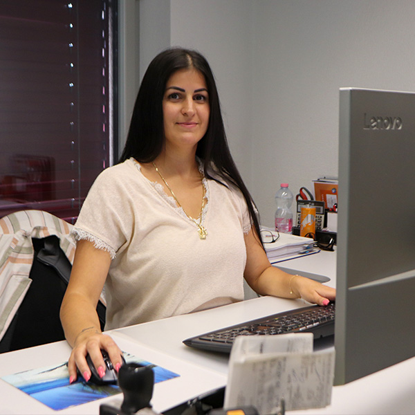 Jessica Scorrano at work